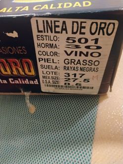 Linea de oro hecho en Mexico 27.5 o 9.5 usa