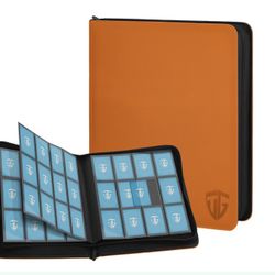 720 Trading Card Binder Orange. Mtg Sports Cards Pokémon 