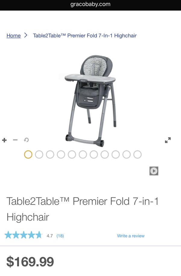 Graco Table2table Premier Fold 7 In 1 Highchair For West Graco Table2table Premier Fold 7 In 1 Highchair For West Valley City Ut Offerup