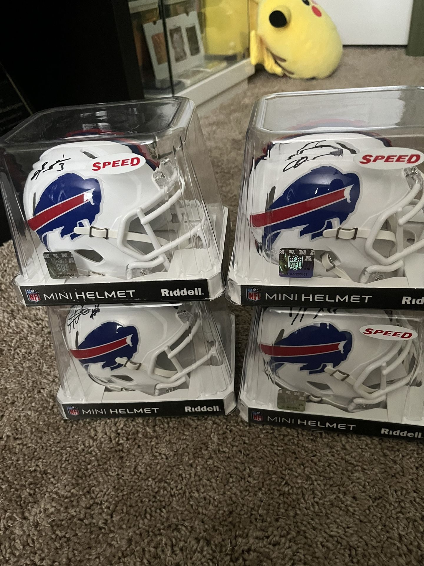 Buffalo Bills Signed Mini Helmets!