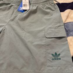 Adidas Large Shorts Green $20