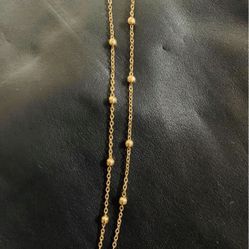Elegant Neckless Yelow Gold Plated  Ea $58