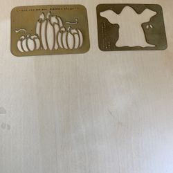 Brass Stencils Halloween Themed