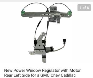 New Power Window Regulator with Motor Rear Left Side for a GMC Chev Cadillac