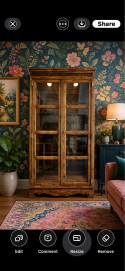 Vintage  Drexel Display Cabinet