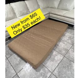 New from $65 only $35 each! 6 Inch Thermobonded Polyester Filled Quilted Top Bunk Bed Mattress, Twin