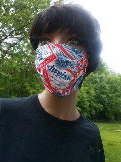 Budweiser Face Mask Vintage