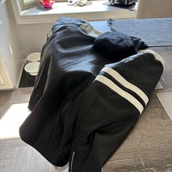 Leather black and white Jacket