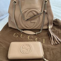 Authentic Beautiful Gucci Purse And Matching Wallet  