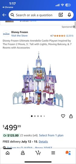 Frozen Castle-Arendelle Castle