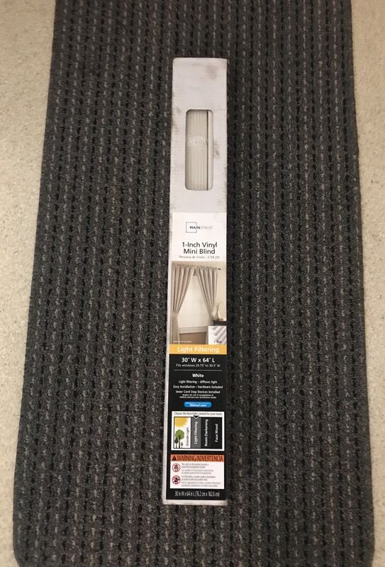 Window blind white new