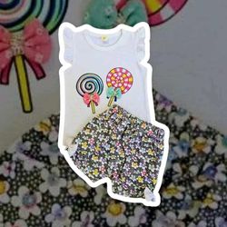 Wholesale short set, summer set, Toddler set,  Girl clothing