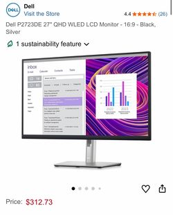 Dell P2723DE 27" QHD WLED LCD Monitor