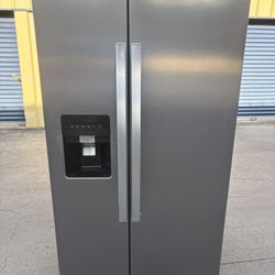 Stainless Steel 25 Cubic Feet Side By Side Refrigerator 