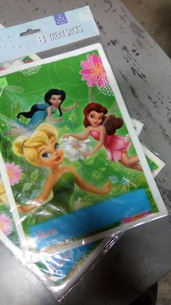 Disney Tinkerbell Party Bags 5pks 8