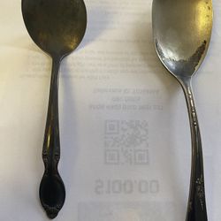 Village WM Roger Sterling Silver Spoons. 