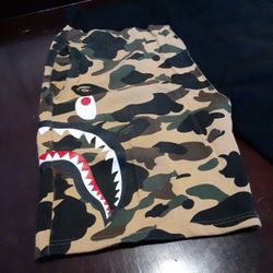 Bape Shorts & Mitchell & Ness