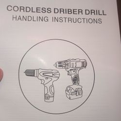 Cordless Driber Drill