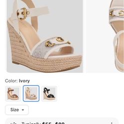 Guess Women’s Hisley wedge sandals