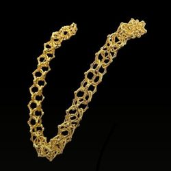 Men's Gold Necklace (French cyclone Link)