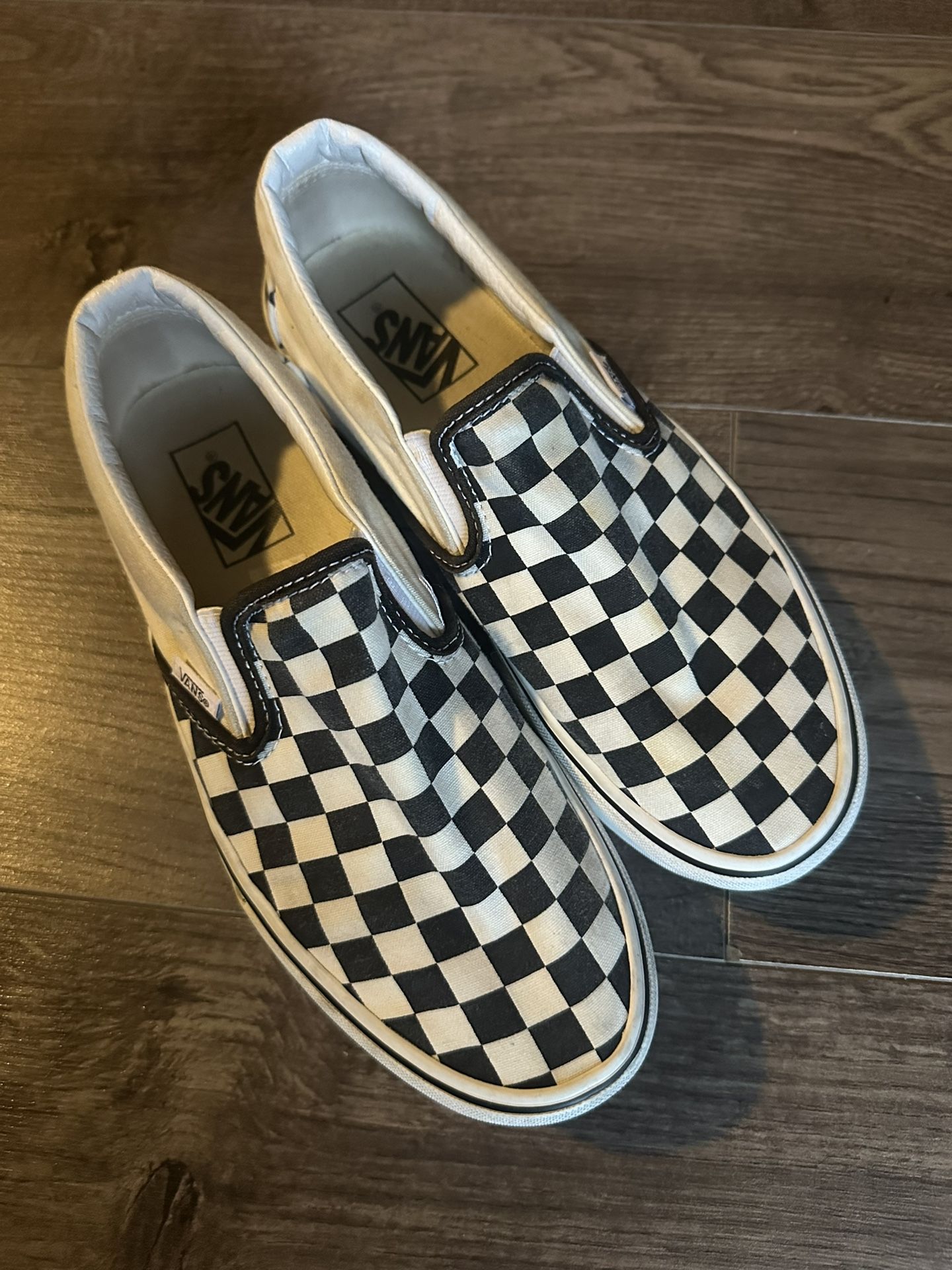 Platform Checkered Vans Women