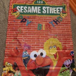 Happy Birthday Elmo Banner 