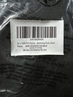 PVC Pool Drain Hose