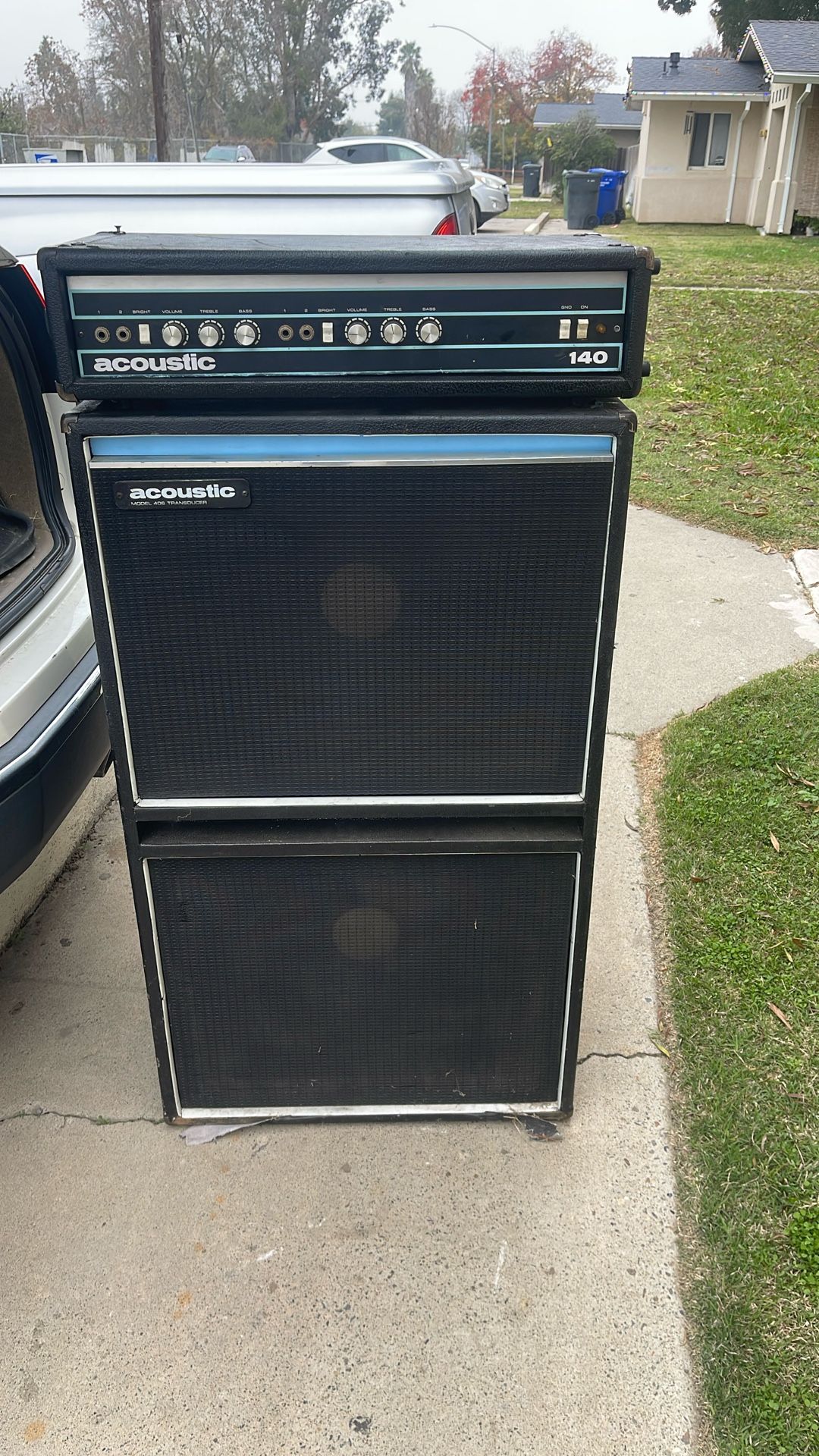 Acoustic Bass Amp Cabinet Two 15s