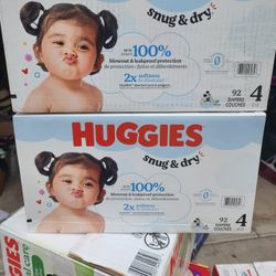 Huggies 4 $20 Each Box.