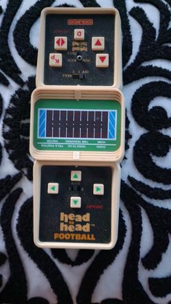Vintage Coleco Head To Head Football 1979
