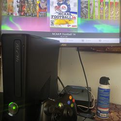 Xbox 360 S | 10,000+ Games | *Custom Menus* | Controller,&Cords Included | RGHv3