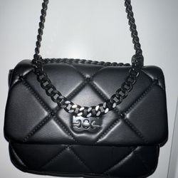 Black Quilted Bag 
