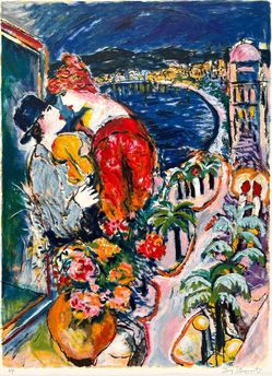 Zamy Steynovitz "Riviera" Artist Proof Serigraph