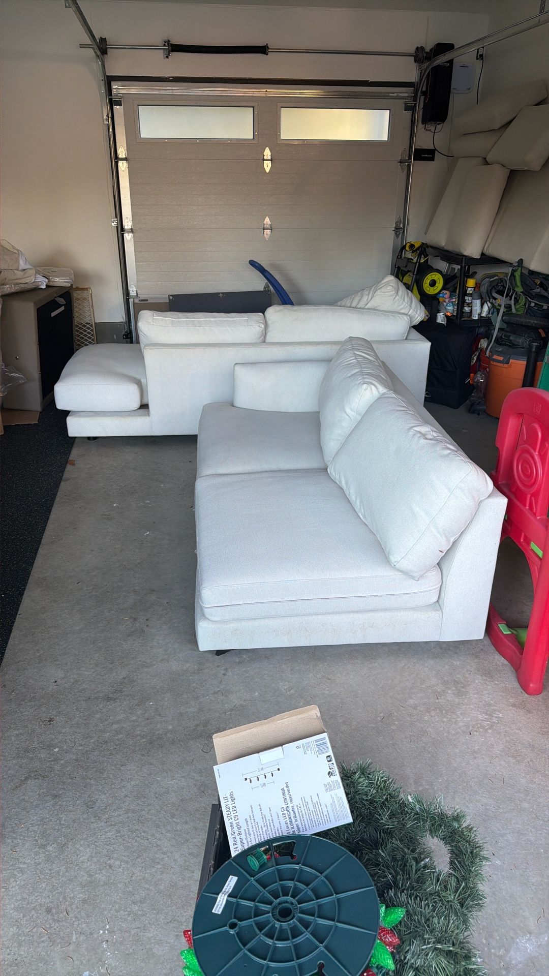 WEST ELM SECTIONAL COUCH 