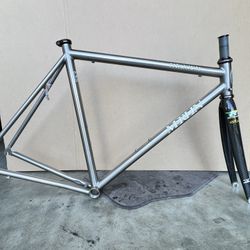 Merlin Titanium Road Bike Frame With Carbon Fork 51cm