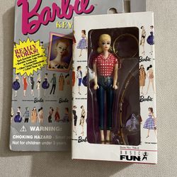 Three-VINTAGE Barbie Keychain 1(contact info removed) Poodle Parade Original Mattel 