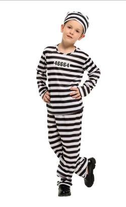 Halloween prisoner costume for 4-5 year old