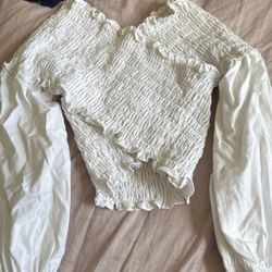 FashionNova white top