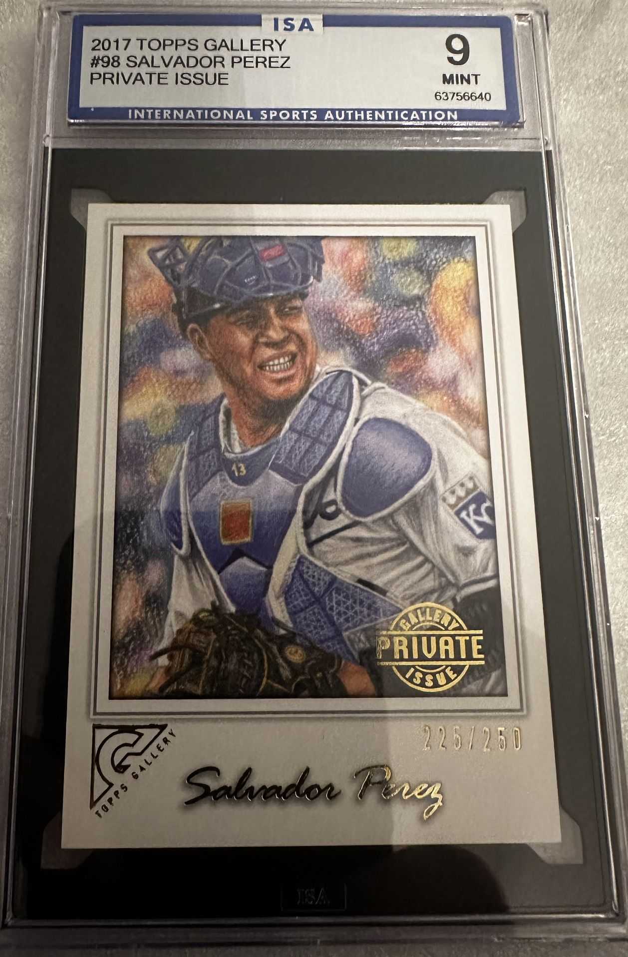 2017 Topps Gallery Salvador Perez 225/250