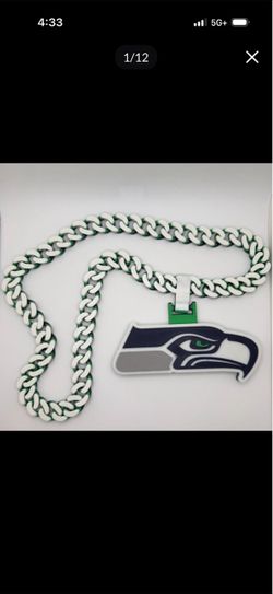 Seattle Seahawks Hype Chain/ Seahawks/ Necklace/ NF/ Football/ Sports/ Necklace