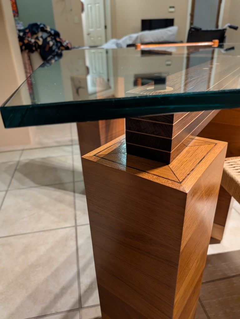 4'X7'X1" Tempered Glass Table Top