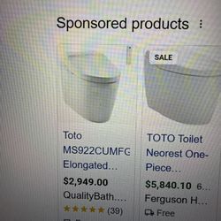 Toto Toilets Below Market Price 