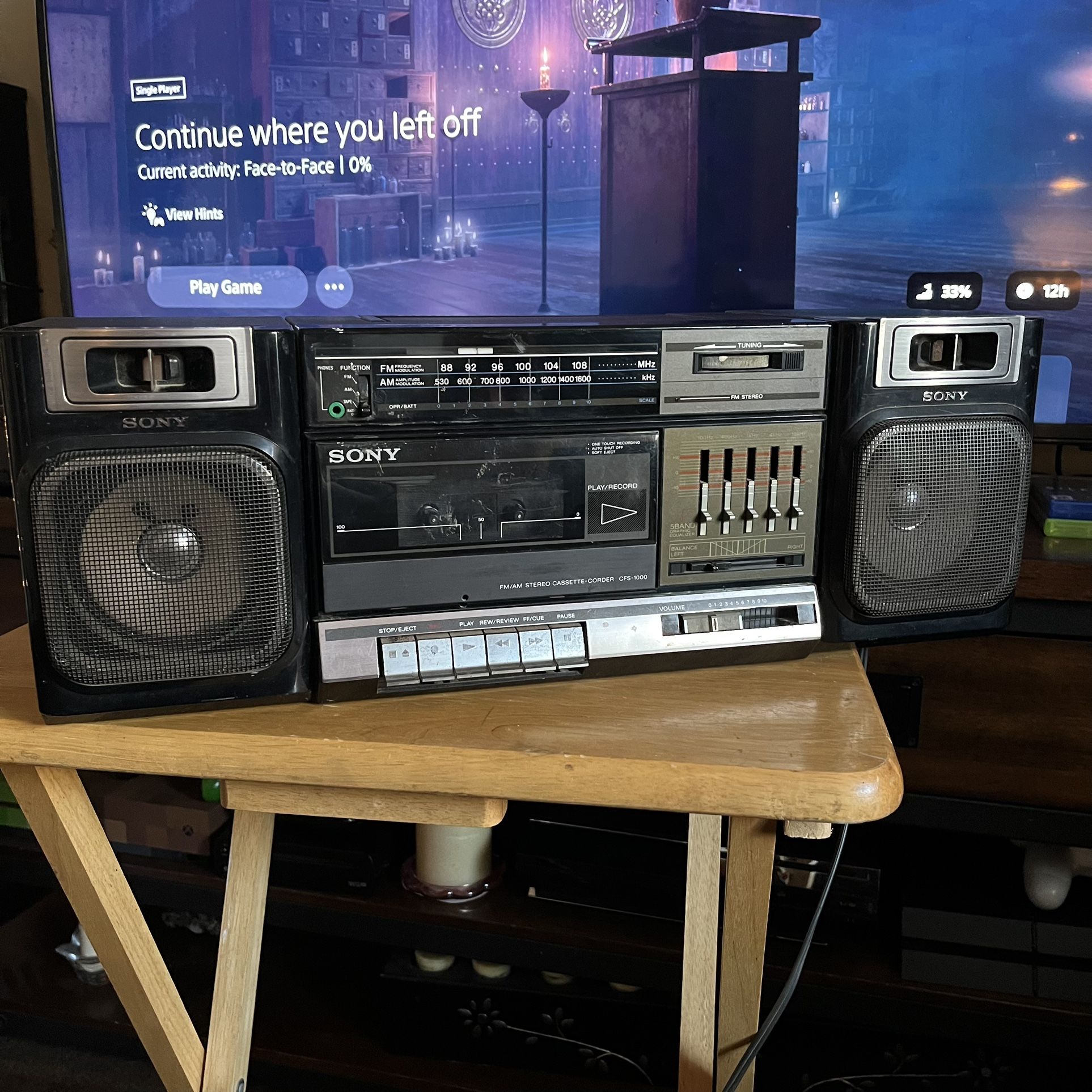 Vintage Sony Boombox