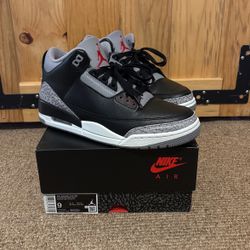 Air Jordan 3 Retro Black Cement (2024)