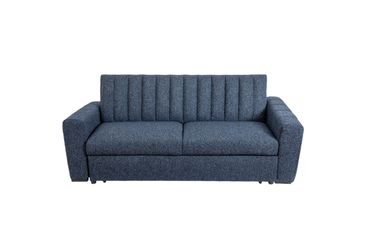 AFW Blue Convertible Sleeper Sofa