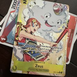 Zeus (Alternate Art) OP11-106 A Fist of Divine Speed Foil