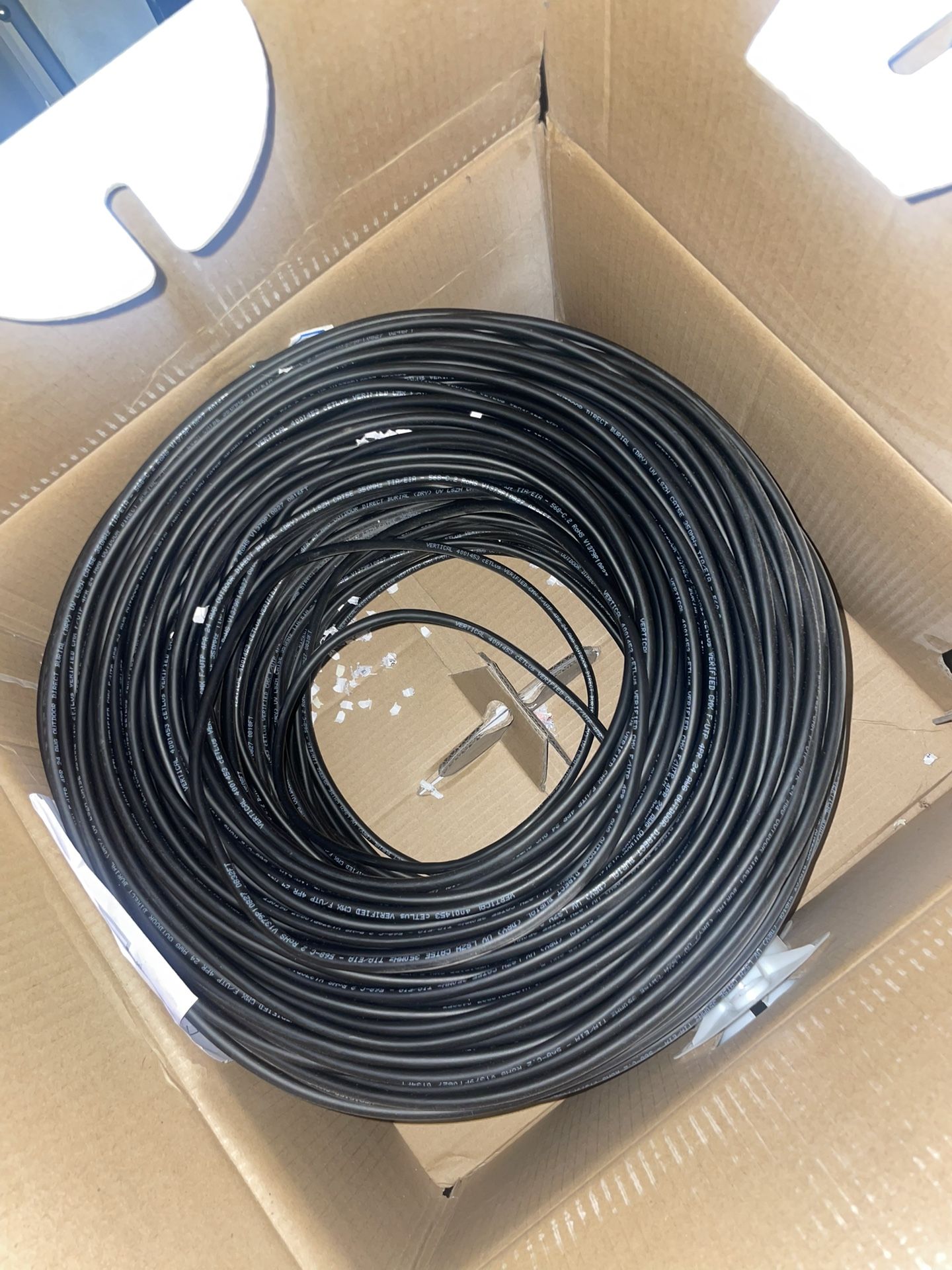 1,000ft 24awg/4 Pair Solid Cmx Cable
