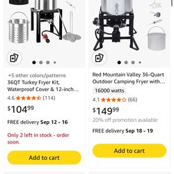 36QT Turkey Fryer Kit 