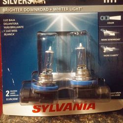 New Sylvania Silverstar H11 Headlight Bulbs 25$