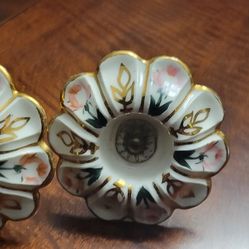 Vintage Porcelain Victorian Style Curtain Tie Backs- Set of 2